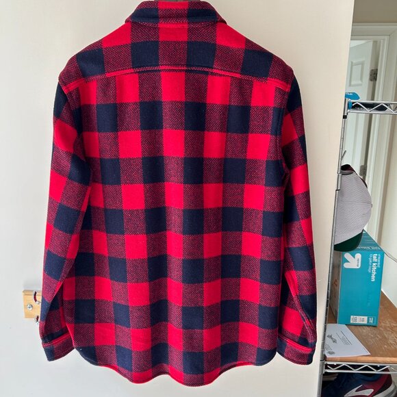 J. Crew Wallace & Barnes Heavyweight Wool Work Shirt/Jacket - MINT! - Picture 6 of 7